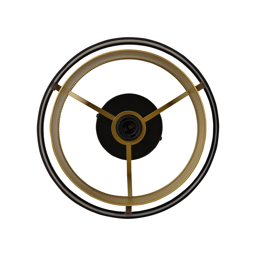 Osram - Plafoniera DECOR HORNET 1xE27/10W/230V Ø 30 cm nero/oro