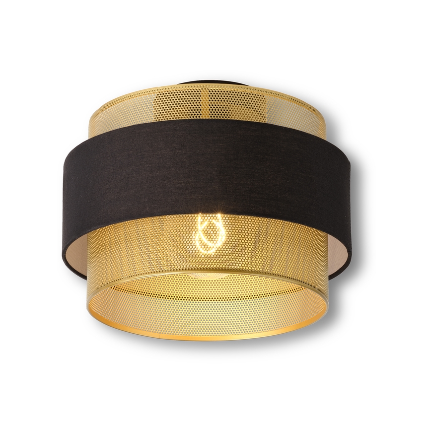 Osram - Plafoniera DECOR HORNET 1xE27/10W/230V Ø 30 cm nero/oro