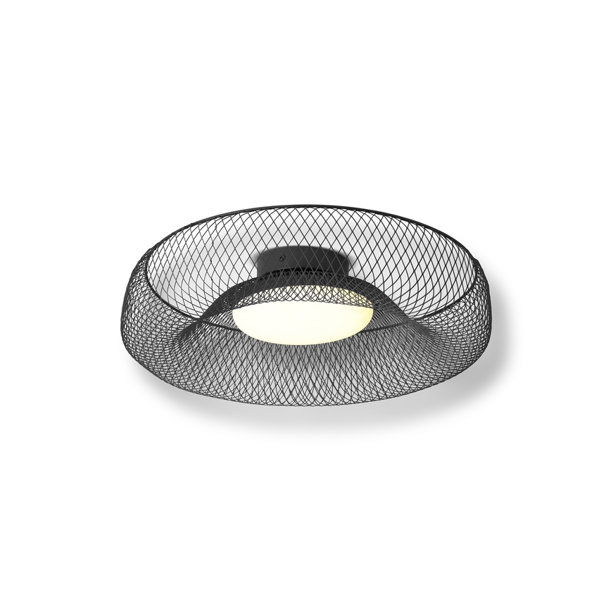 Osram - Plafoniera DECOR MESH LED, 18,5 W / 230 V, Ø 30 cm, nera