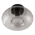 Osram - Plafoniera DECOR SMOKE 1xE27/12W/230V Ø 28 cm nero/grigio fumé