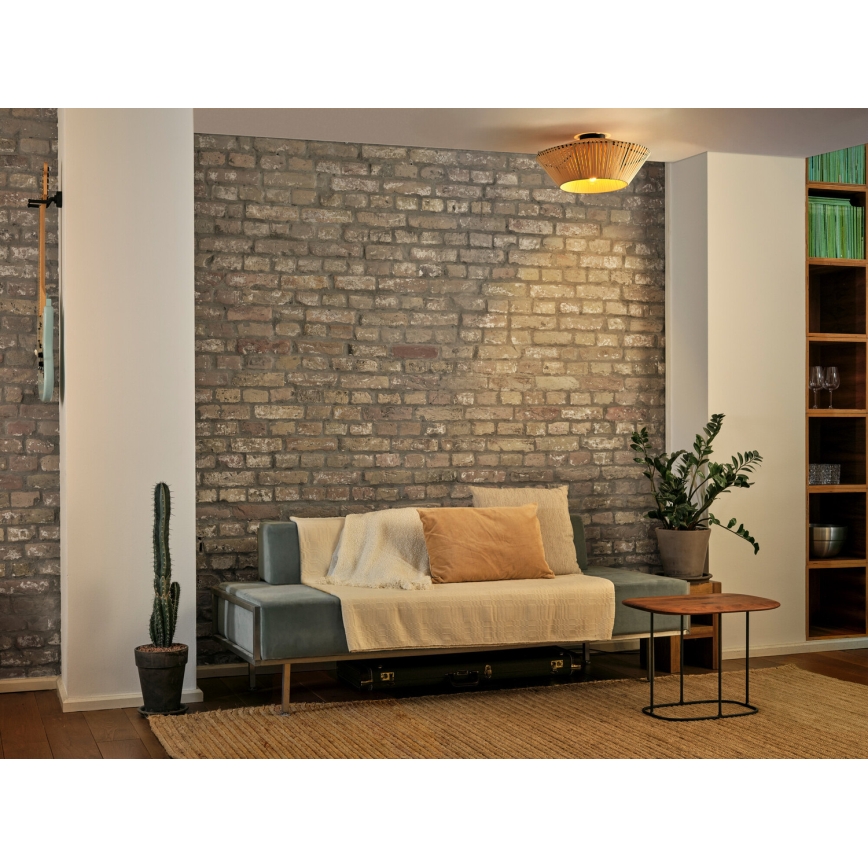 Osram - Plafoniera DECOR STRIPES 1xE27/10W/230V Ø 40,5 cm beige