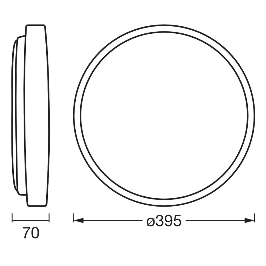 Osram - Plafoniera LED dimmerabile ORBIS ALISON LED/24W/230V Ø 39,5 cm beige