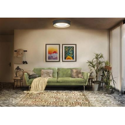 Osram - Plafoniera a LED dimmerabile ORBIS CONCRETE LED/18W/230V Ø 40 cm grigio/cemento