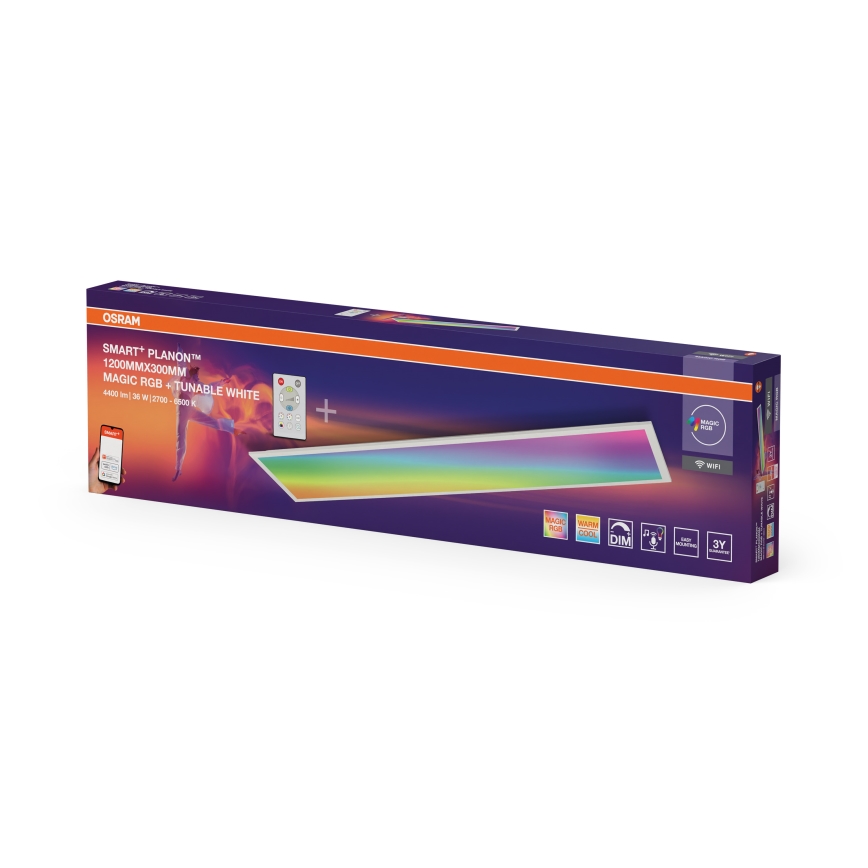 Osram - Plafoniera LED RGBW dimmerabile SMART+ MAGIC LED/36W/230V 2700-6500K Wi-Fi + telecomando