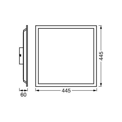 Osram - LED RGBW Plafoniera dimmerabile SMART+ MAGIC LED/24W/230V 2700-6500K 45x45 cm Wi-Fi + telecomando