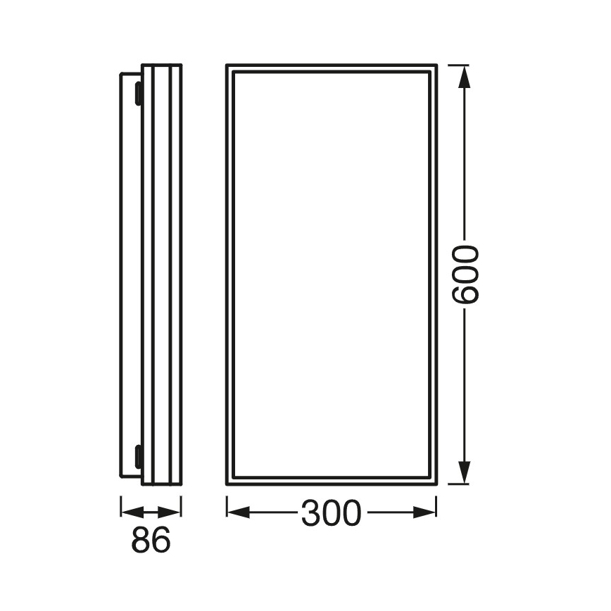 Osram - Plafoniera LED dimmerabile SMART+ MAGNET LED/42W/230V 30x60 cm 3000-6500K Wi-Fi