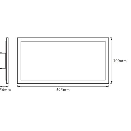 Osram - Plafoniera LED dimmerabile SMART+ PLANON LED/22W/230V 60x30 cm 3000-6500K Wi-Fi