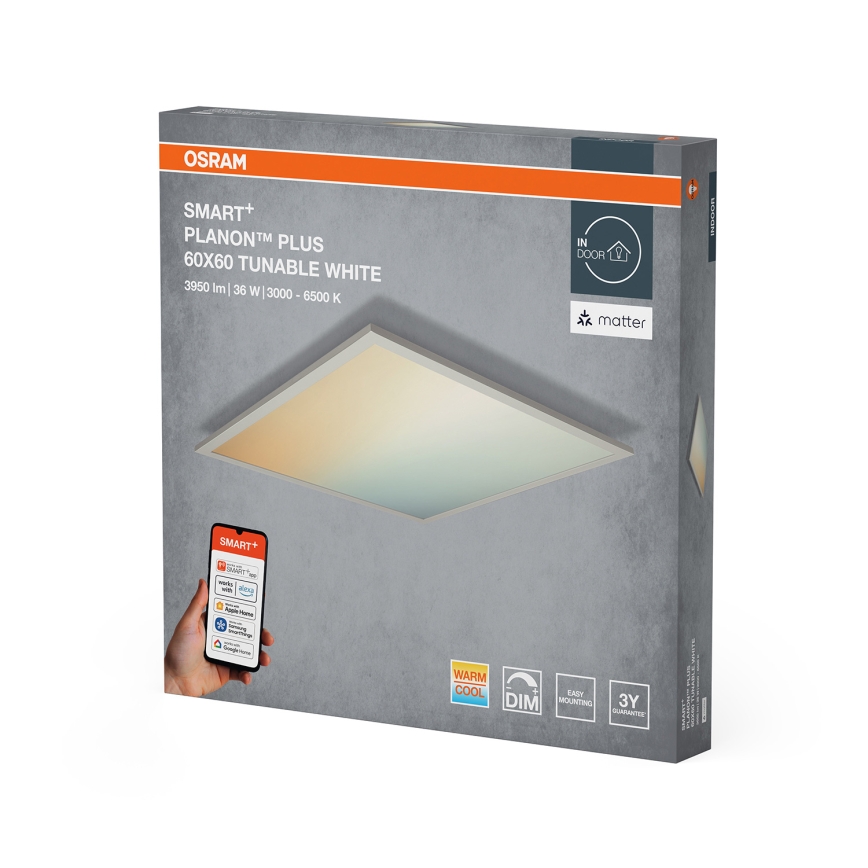 Osram - Plafoniera dimmerabile SMART+ PLANON LED/36W/230V 60x60 cm 3000-6500K Wi-Fi