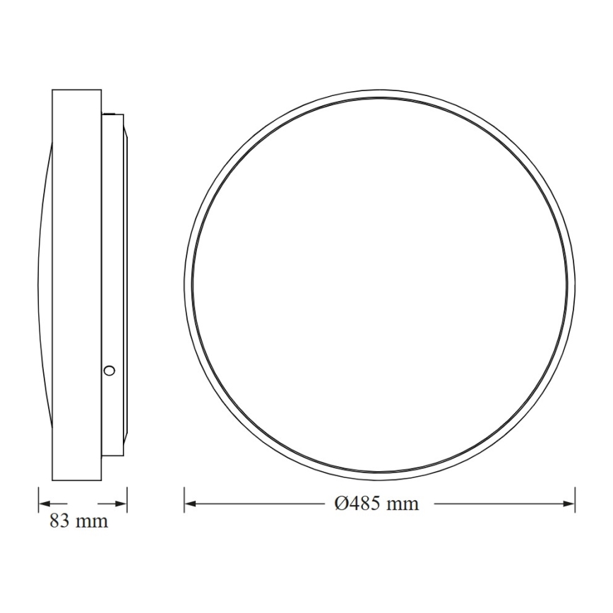 Osram - Plafoniera LED CEILING LUXO, 36 W, 230 V, Ø 49 cm, bianca