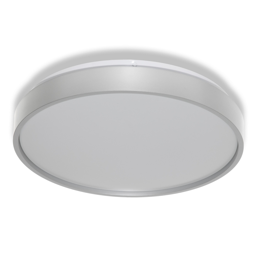 Osram - Plafoniera LED con sensore crepuscolare CEILING LUXO LED/18W/230V Ø 32 cm argento