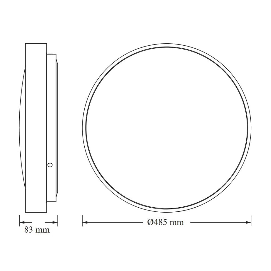 Osram - Plafoniera LED CEILING LUXO LED/36W/230V diam. 49 cm oro