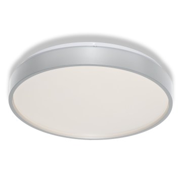Osram - Plafoniera LED con sensore crepuscolare CEILING LUXO LED/18W/230V Ø 32 cm argento