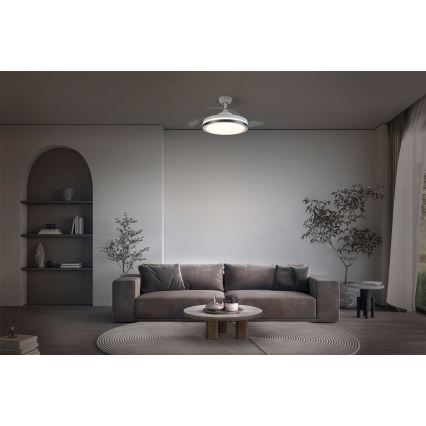 Osram - Plafoniera LED con ventilatore CEILING FAN LED/66W/230V 3000/4000/6500K, bianco, con telecomando