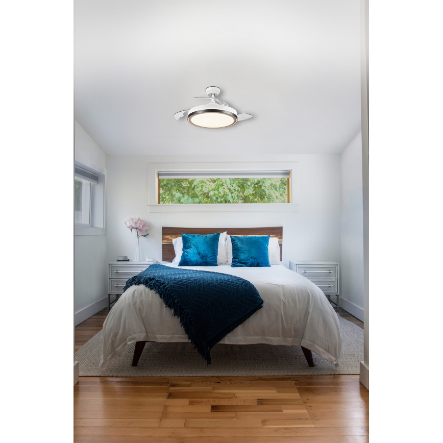 Osram - Plafoniera LED con ventilatore CEILING FAN LED/66W/230V 3000/4000/6500K, bianco, con telecomando