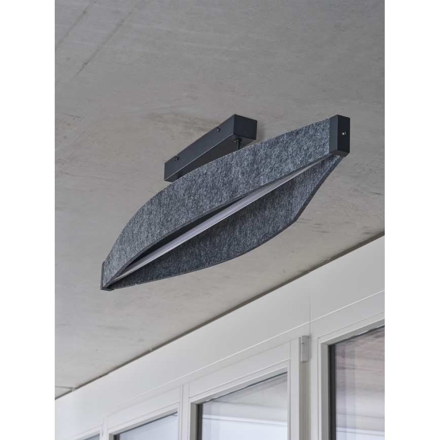 Osram - Plafoniera LED da soffitto DECOR FLAT LED/23W/230V grigio