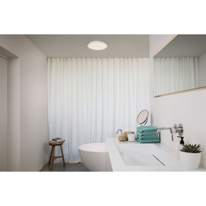 Osram - Plafoniera LED da soffitto per bagno ORBIS DISC LED/22W/230V 3000/4000K Ø 30 cm IP44 bianca
