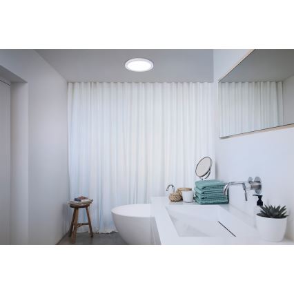 Osram - Plafoniera LED da soffitto per bagno ORBIS DISC LED/22W/230V 3000/4000K Ø 30 cm IP44 bianca