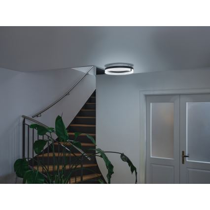 Osram - Plafoniera LED DECOR CIRCLE LED/25W/230V 3000/4000/6500K Ø 40 cm nero/bianco