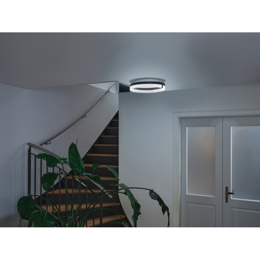 Osram - Plafoniera LED DECOR CIRCLE LED/25W/230V 3000/4000/6500K Ø 40 cm nero/bianco