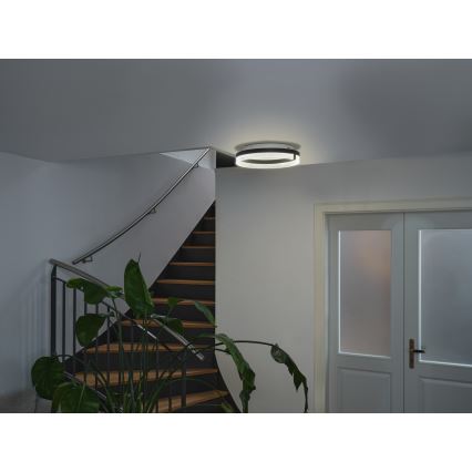 Osram - Plafoniera LED DECOR CIRCLE LED/25W/230V 3000/4000/6500K Ø 40 cm nero/bianco