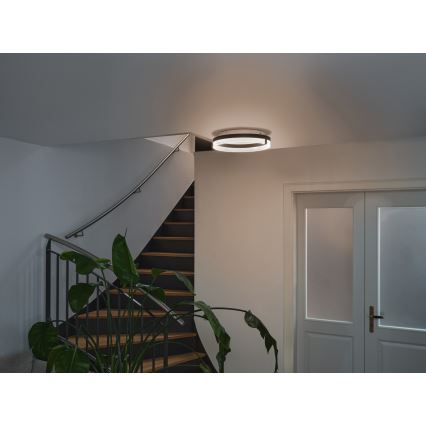 Osram - Plafoniera LED DECOR CIRCLE LED/25W/230V 3000/4000/6500K Ø 40 cm nero/bianco