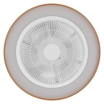Osram - Plafoniera LED dimmerabile con ventilatore CEILING FAN LED/49W/230V 2700-6500K bianco/oro + telecomando