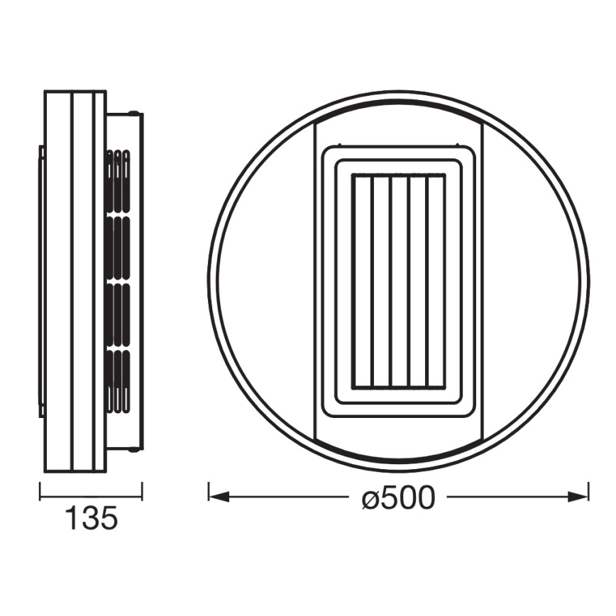 Osram - Plafoniera LED dimmerabile con ventilatore CEILING FAN LED/55W/230V 3000-6500K bianca + telecomando