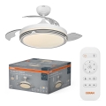 Osram - Plafoniera LED dimmerabile con ventilatore LEVECHE LED/36W/230V 3000/4000/6500K + telecomando