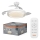Osram - Plafoniera LED dimmerabile con ventilatore PONIENTE LED/36W/230V 3000/4000/6500K + telecomando