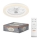 Osram - Plafoniera LED dimmerabile con ventilatore SOLANO LED/26W/230V 3000/4000/6500K + telecomando