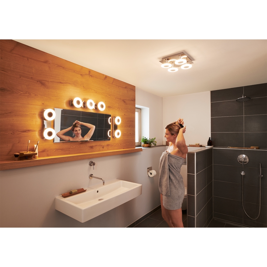 Osram - Plafoniera LED dimmerabile per bagno SMART+ WAVE LED/24W/230V 3000-6500K IP44 Wi-Fi
