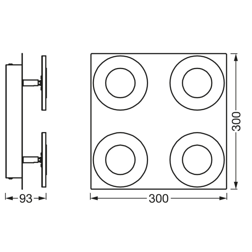 Osram - Plafoniera LED dimmerabile per bagno SMART+ WAVE LED/24W/230V 3000-6500K IP44 Wi-Fi