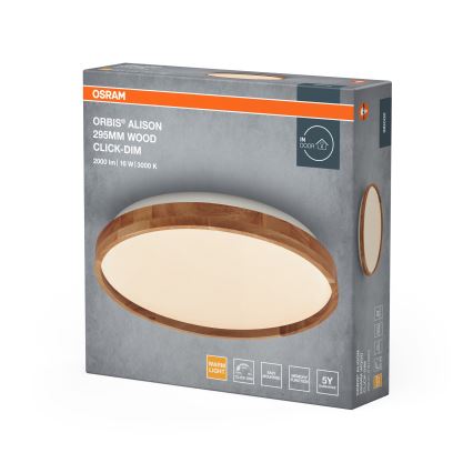Osram - Plafoniera LED dimmerabile ORBIS ALISON LED/16W/230V diam. 29,5 cm beige