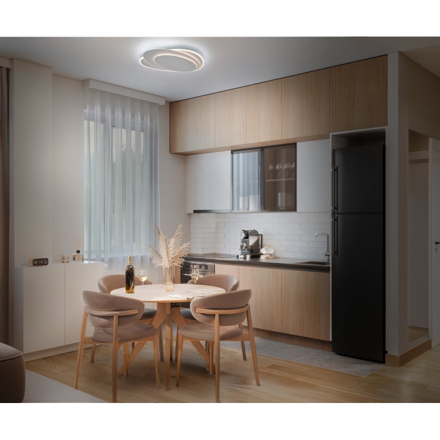 Osram - plafoniera dimmerabile a LED ORBIS LAYERS LED/50W/230V 2600-6000K 36x49 cm bianca + telecomando