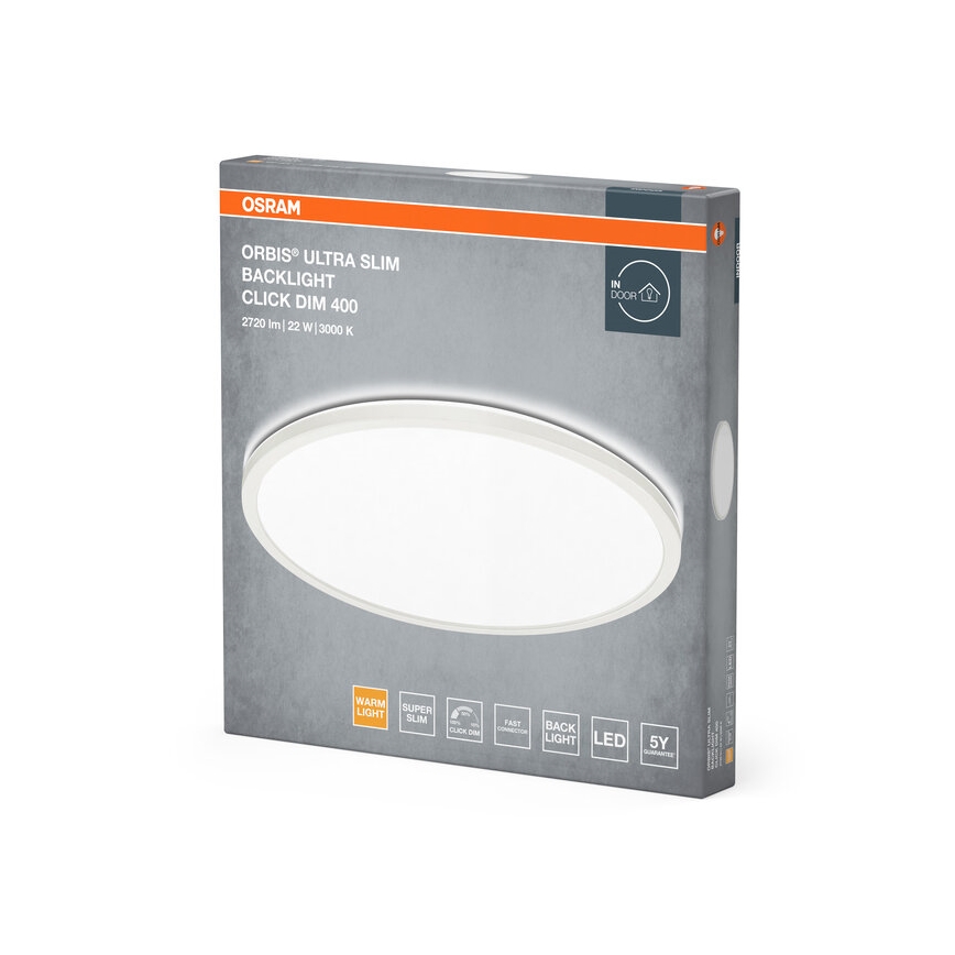 Osram - Plafoniera LED dimmerabile ORBIS LED/22W/230V bianca
