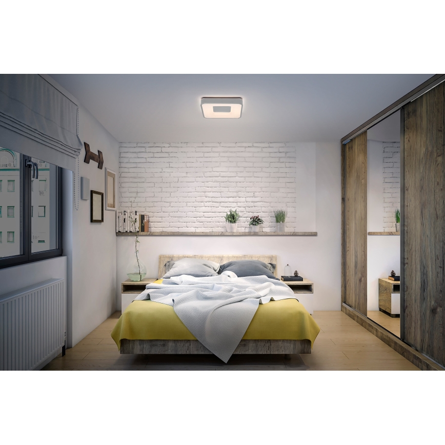 Osram - Plafoniera a LED dimmerabile ORBIS PIANA LED/36W/230V 48,5x48,5 cm argento