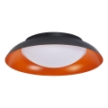 Osram - Plafoniera LED dimmerabile ORBIS PLATE LED/19W/230V Ø 31 cm arancione/nero