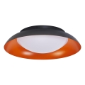 Osram - Plafoniera LED dimmerabile ORBIS PLATE LED/35W/230V Ø 43 cm arancione/nero