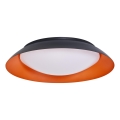 Osram - Plafoniera LED dimmerabile ORBIS PLATE LED/45W/230V Ø 48 cm arancione/nero