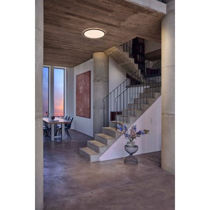 Osram - Plafoniera LED dimmerabile ORBIS ULTRA SLIM LED/22W/230V 3000K Ø 40 cm nera