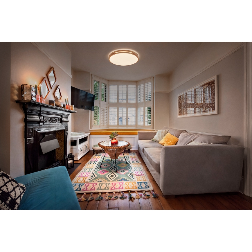 Osram - Plafoniera LED dimmerabile ORBIS WOODBURRY LED/16W/230V Ø 30 cm