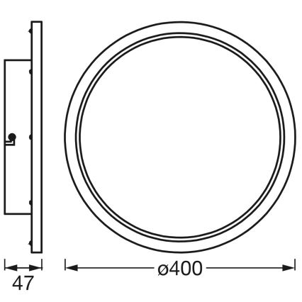 Osram - Plafoniera LED dimmerabile da bagno SMART+ DISC LED/24W/230V 3000-6500K IP44 Wi-Fi