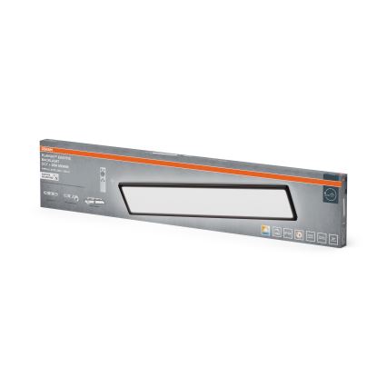Osram - LED dimmerabile plafoniera da soffitto per bagno PLANON EASYFIX LED/30W/230V 2600-6000K 20x98 cm IP54 nera + telecomando