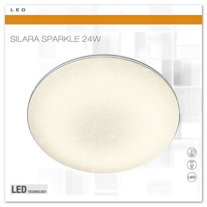 Osram - Plafoniera LED dimmerabile SILARA SPARKLE LED/24W/230V 3000K