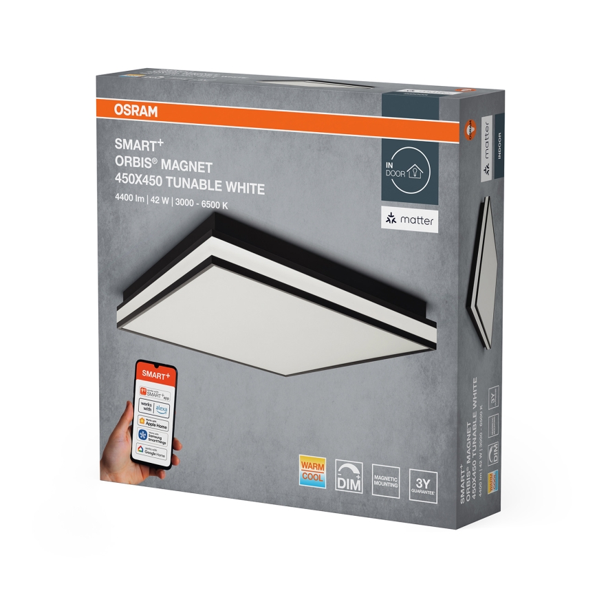 Osram - Plafoniera LED dimmerabile SMART+ MAGNET LED/42W/230V 45x45 cm 3000-6500K Wi-Fi
