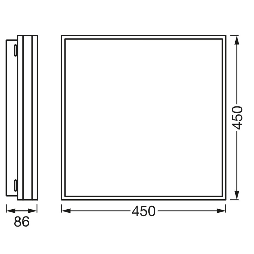 Osram - Plafoniera LED dimmerabile SMART+ MAGNET LED/42W/230V 45x45 cm 3000-6500K Wi-Fi
