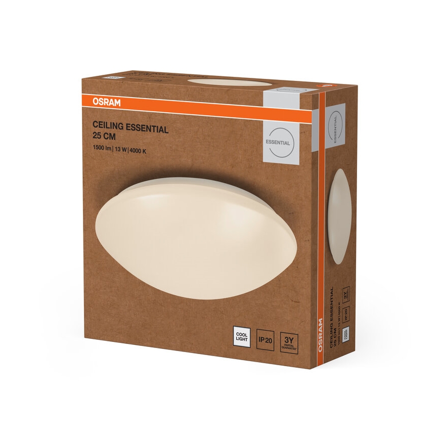 Osram - Plafoniera LED ESSENTIAL/13W/230V 4000K Ø 25 cm