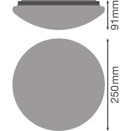 Osram - Plafoniera LED ESSENTIAL/13W/230V 4000K Ø 25 cm