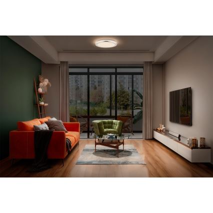 Osram - Plafoniera LED ORBIS HELMAN LED/16W/230V Ø 29,5 cm argento