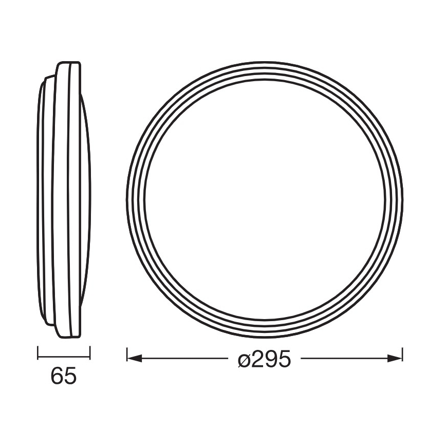 Osram - Plafoniera LED ORBIS HELMAN LED/16W/230V Ø 29,5 cm argento